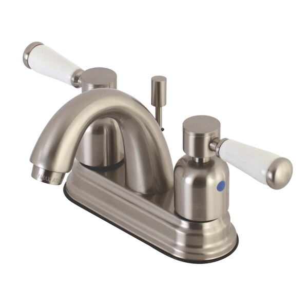 KB8618DPL 4" Centerset Bathroom Faucet, Brushed Nickel